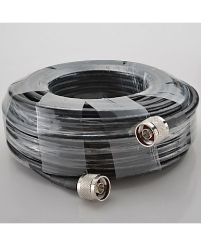 20M Cable 50ohms N Male to N Male 5D High Quality Coaxial Cable for Cell Phone Signal Repeater Booster and Antennas
