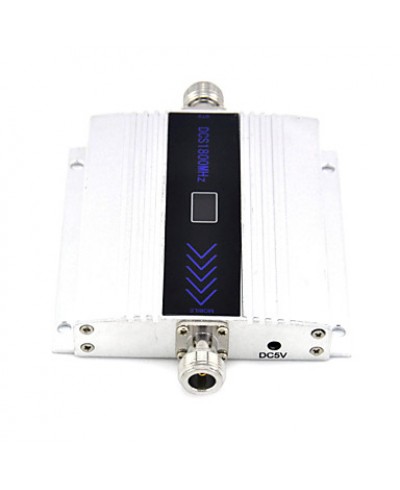 Mini DCS 1800mhz Mobile Phone Signal Booster 4G LTE 1800mhz Signal Repeater with Yagi Antenna Full Set / LCD Display